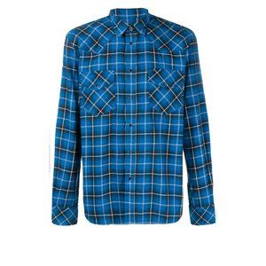 $148 Diesel S-East Long Sleeves Shirt in Blue Size M